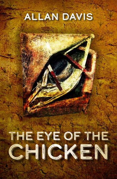 A brown book cover with an eye in the centre. 