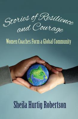 A book cover with a green background. In the middle two hands are reaching out to hold a small model of planet Earth.